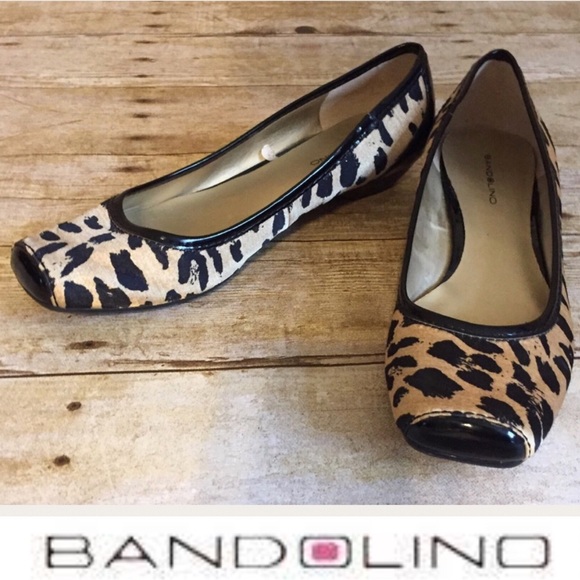 Bandolino Shoes - Animal print ballet flats